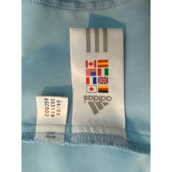 Adidas Beautiful Soft Blue Performance Track Jacket, Size M * wom158 - Picture 8 of 12